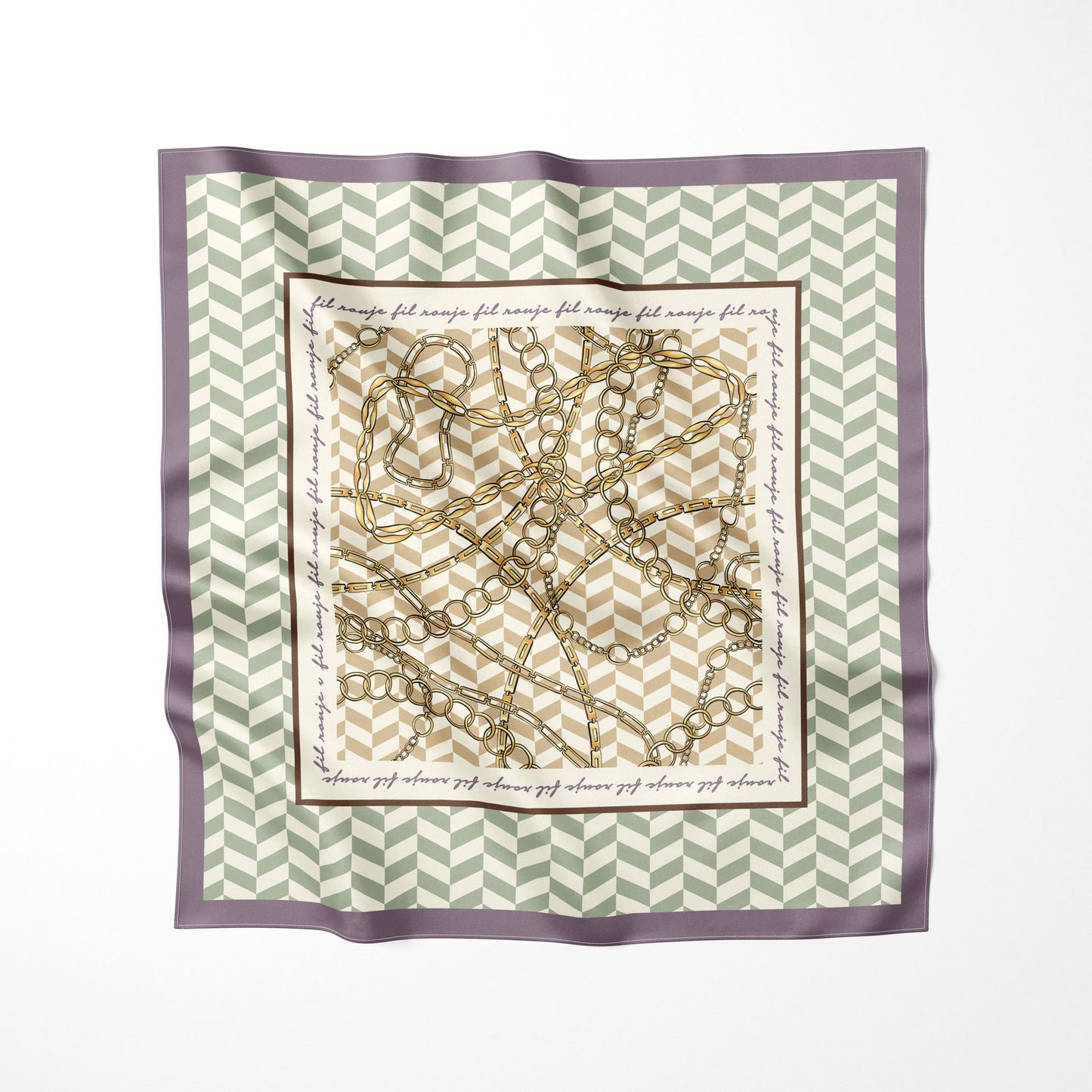 Adriana-Foulard 90x90 in 100% seta