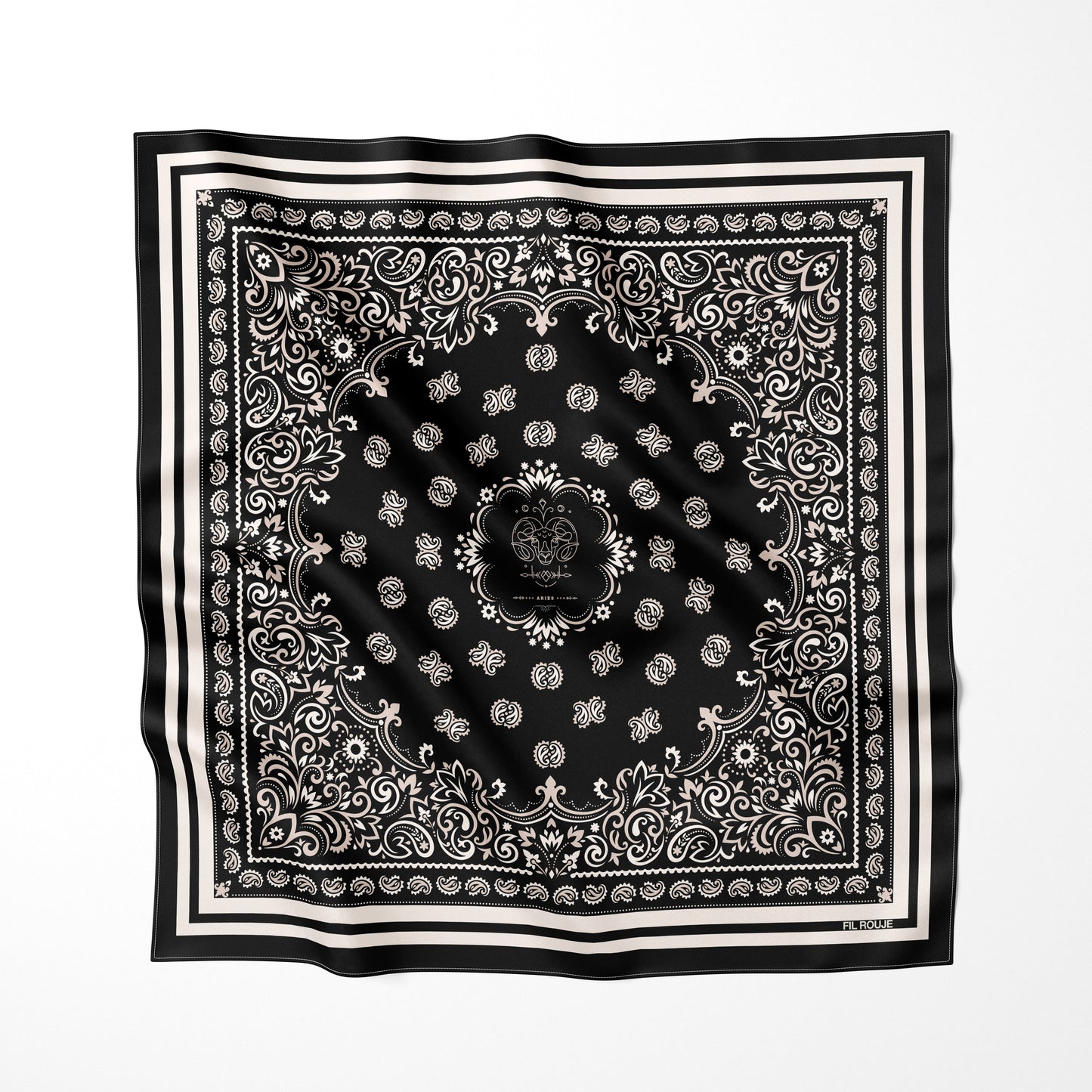ARIETE - Foulard 90x90 in 100% seta