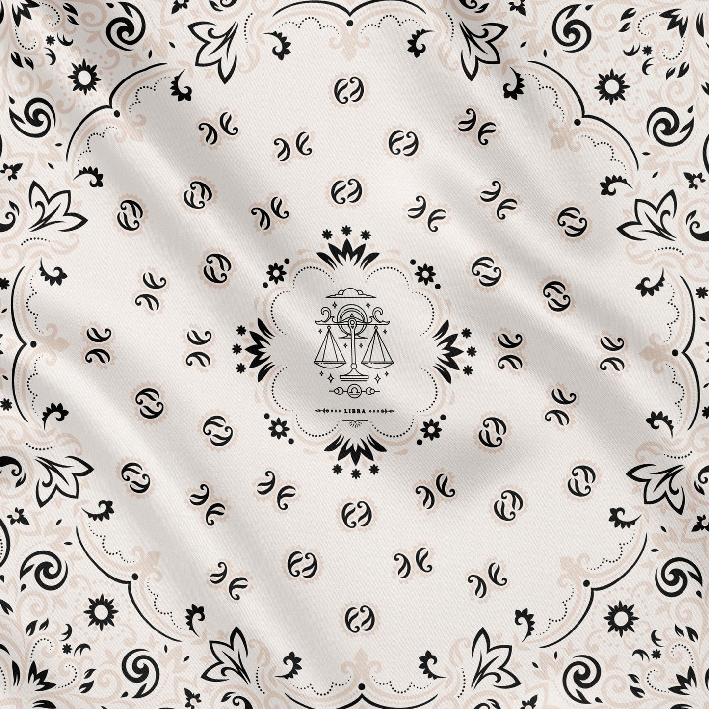 BILANCIA - Foulard 90x90 in 100% seta