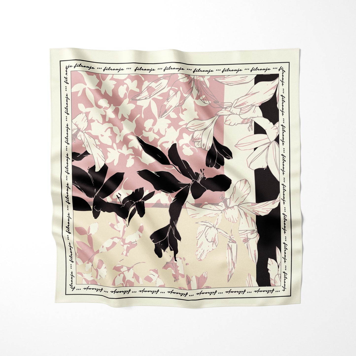 Chiara-Foulard 90x90 in 100% seta