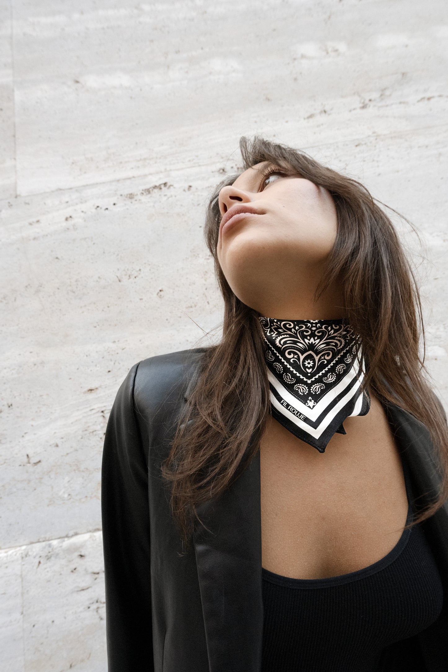 Claire (xs)-Foulard 45x45 in 100% seta