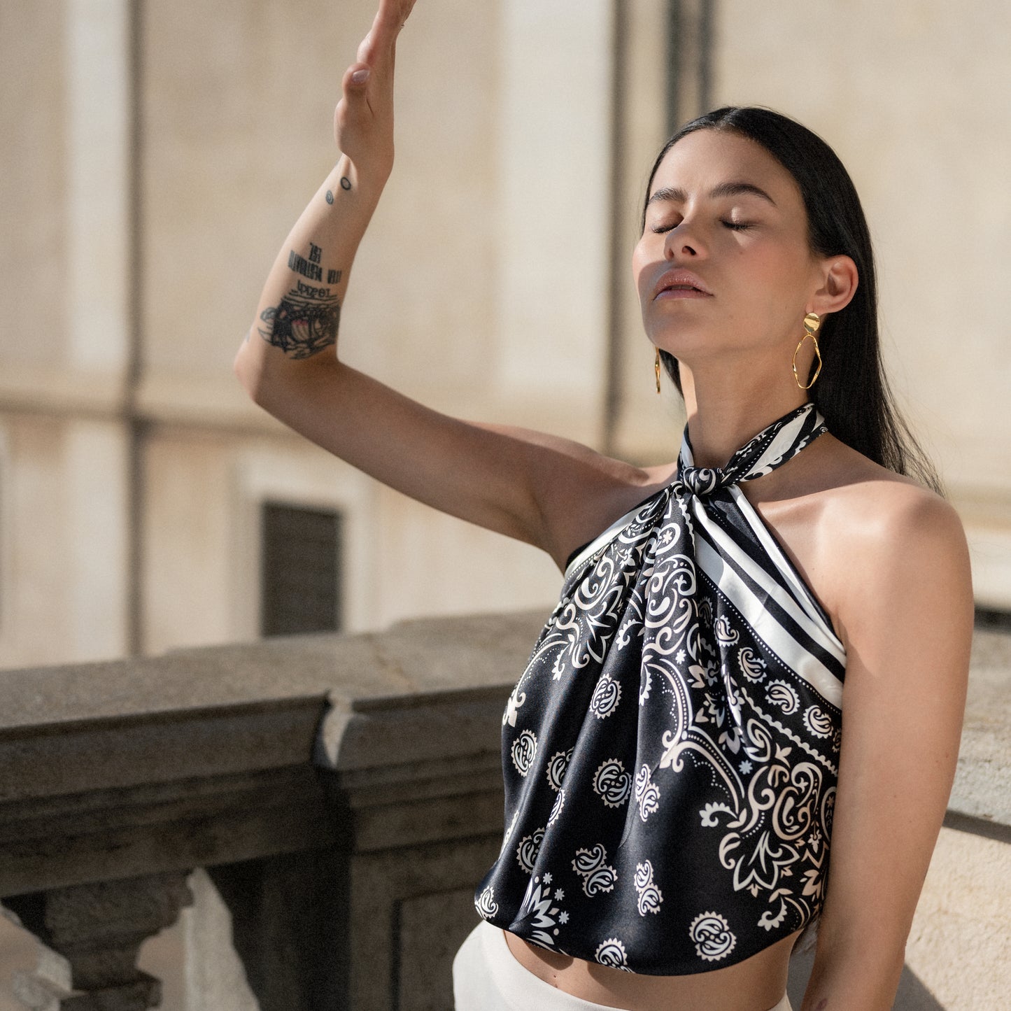 ARIETE - Foulard 90x90 in 100% seta