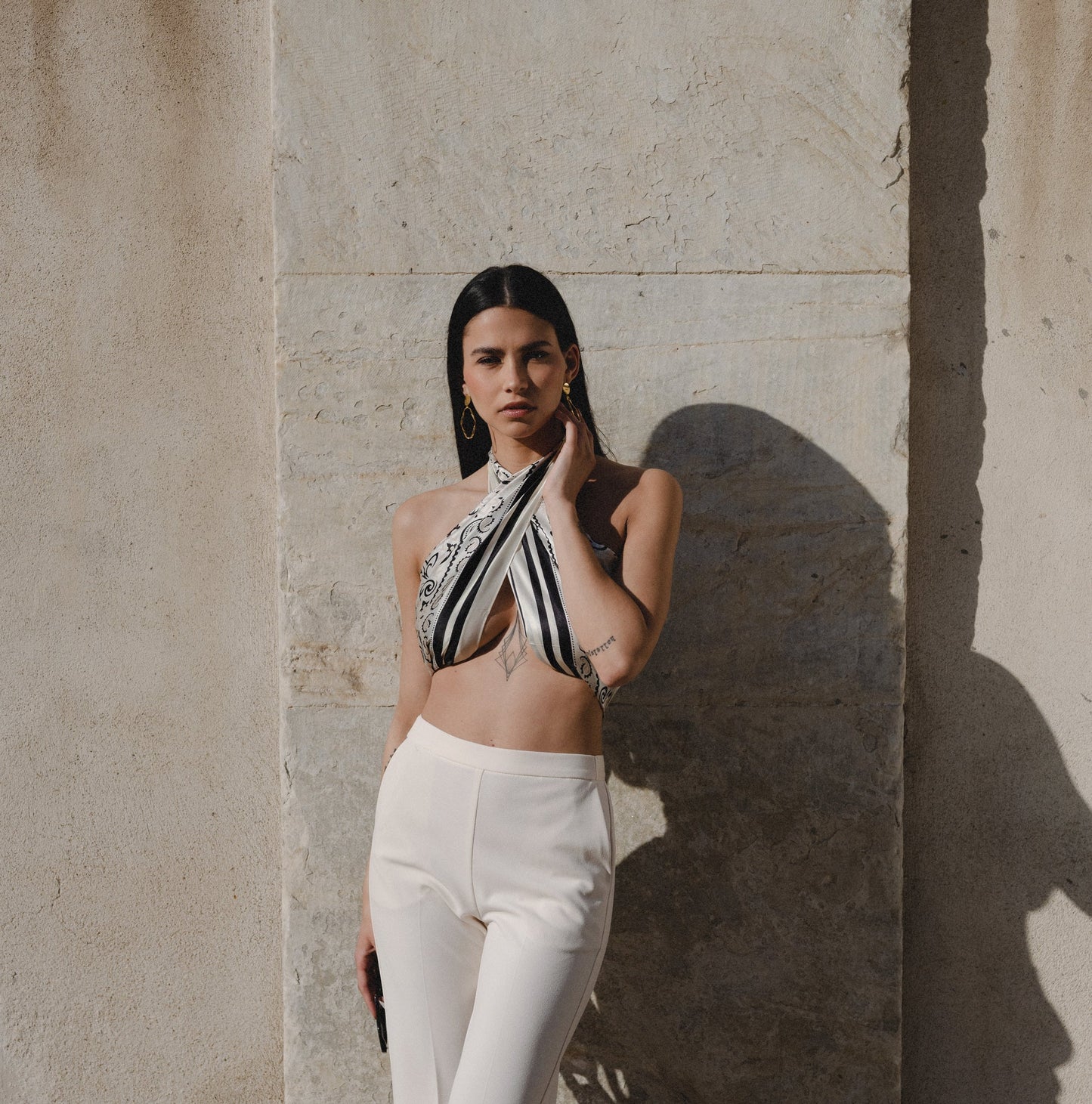 BILANCIA - Foulard 90x90 in 100% seta