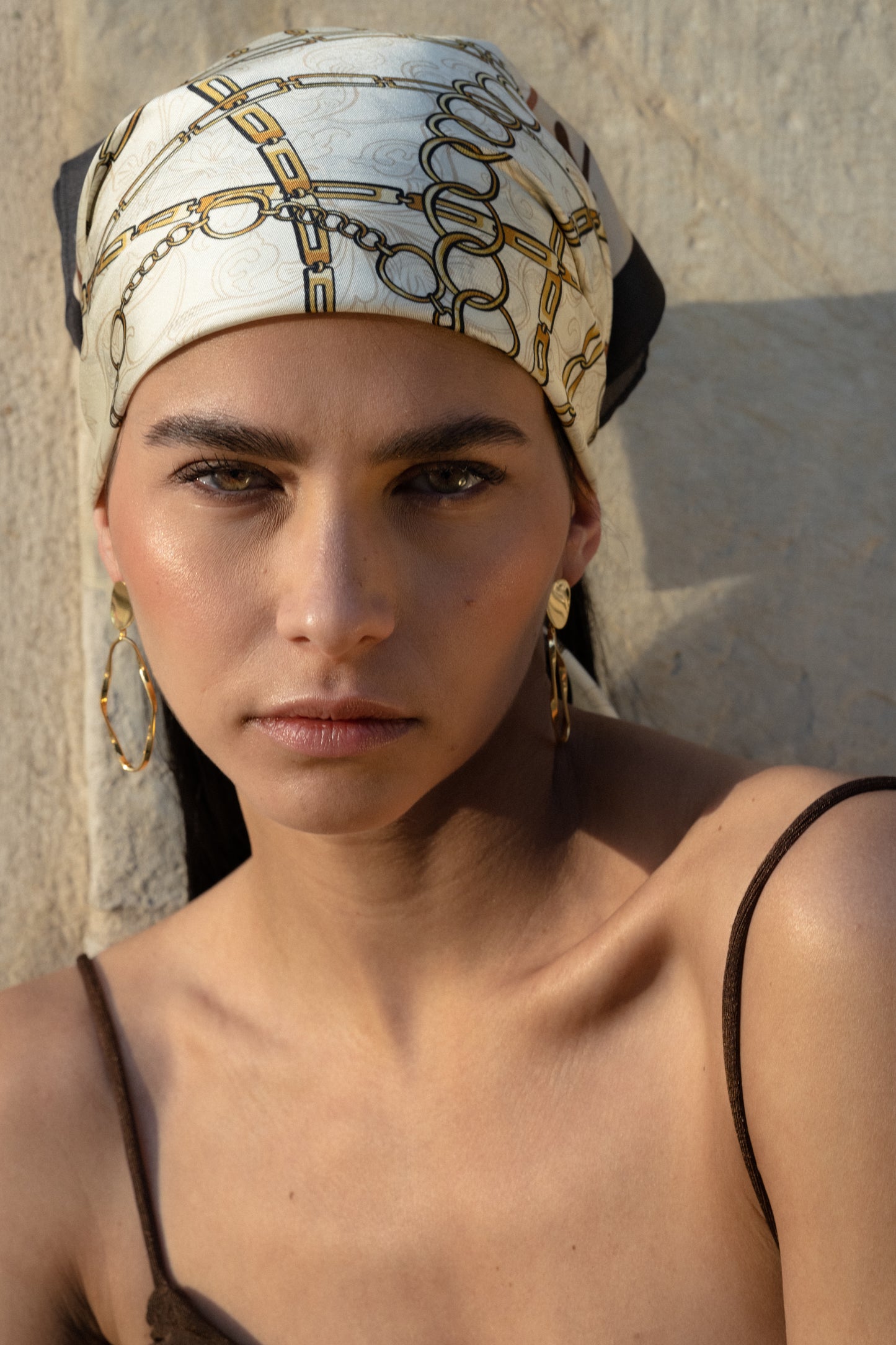 Ivy-Foulard 90x90 in 100% seta