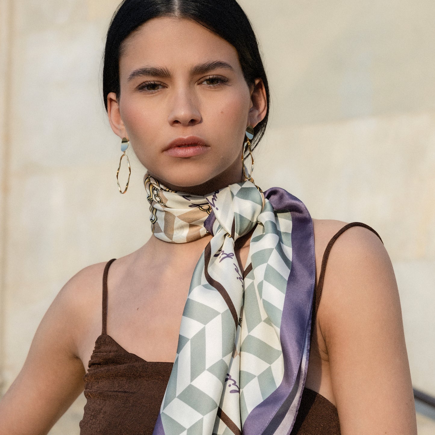 Adriana-Foulard 90x90 in 100% seta