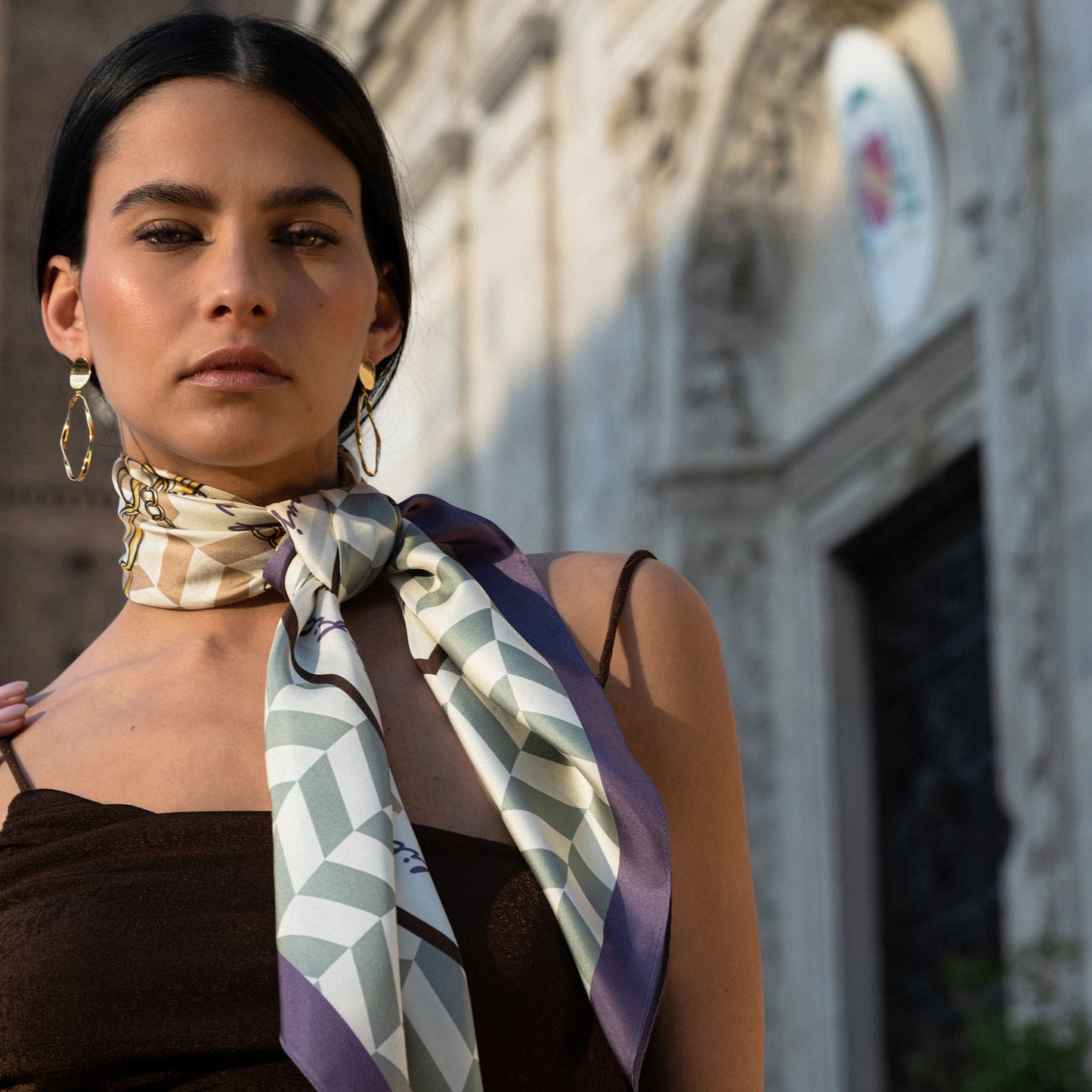 Adriana-Foulard 90x90 in 100% seta