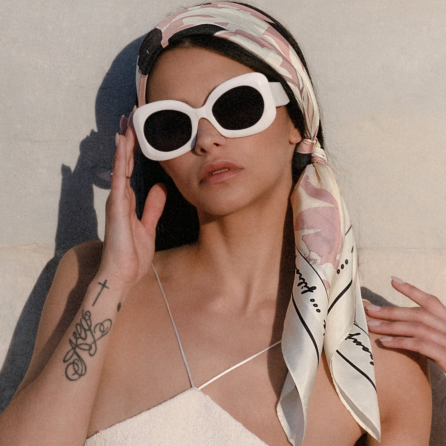 Chiara-Foulard 90x90 in 100% seta