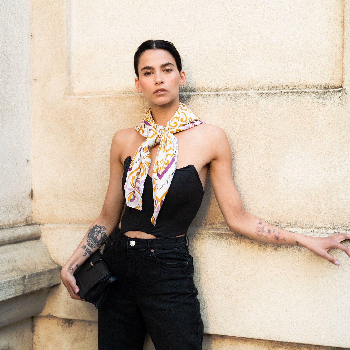 Gigi-Foulard 90x90 in 100% seta