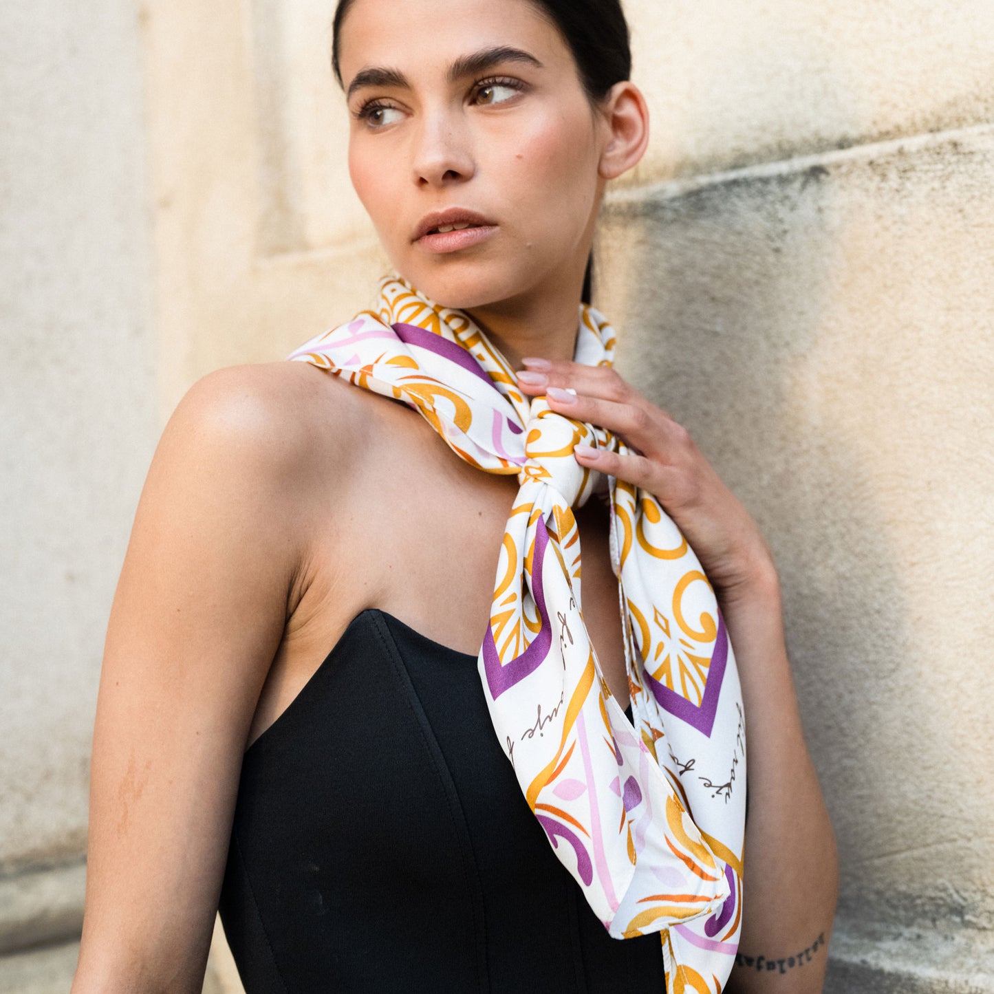 Gigi-Foulard 90x90 in 100% seta
