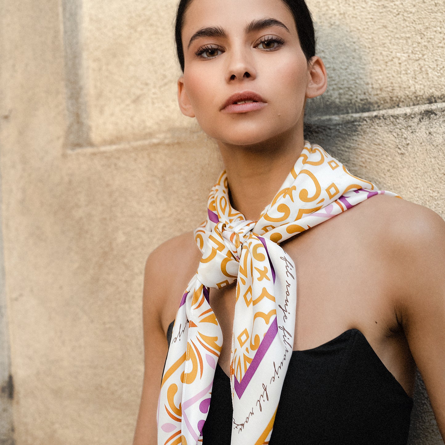 Gigi-Foulard 90x90 in 100% seta