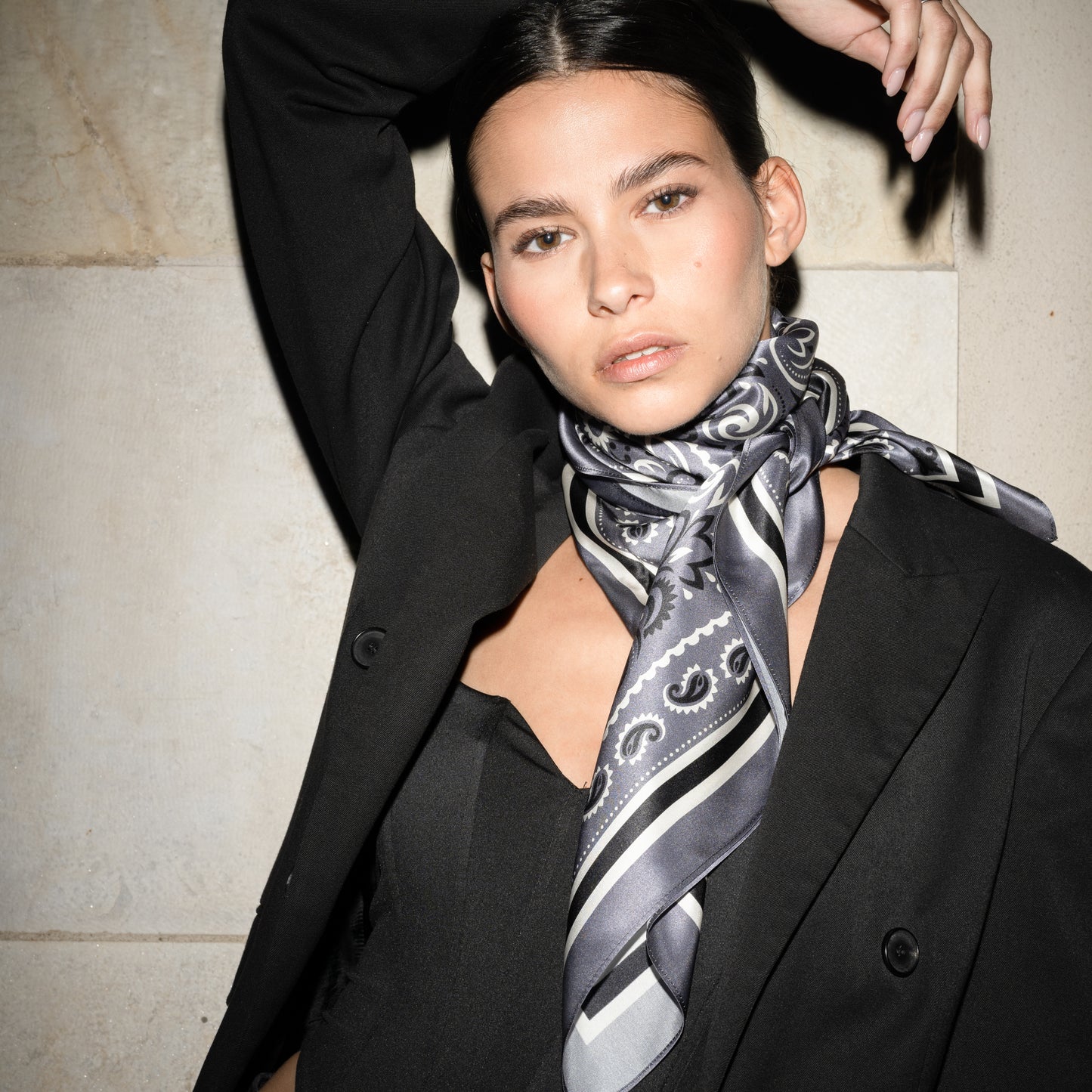 Charlie - Foulard 90x90 in 100% seta