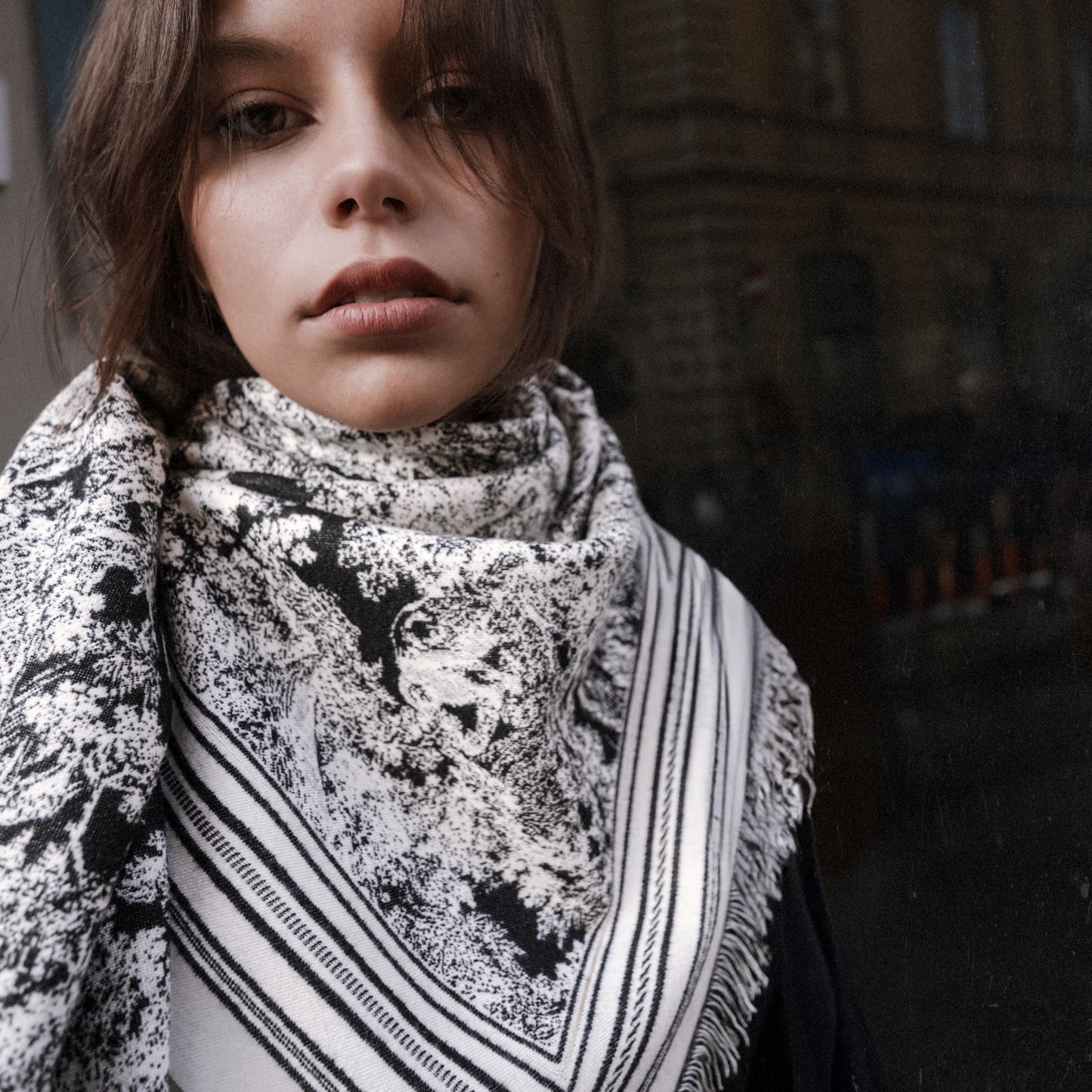Pashmina Toile de Jouy