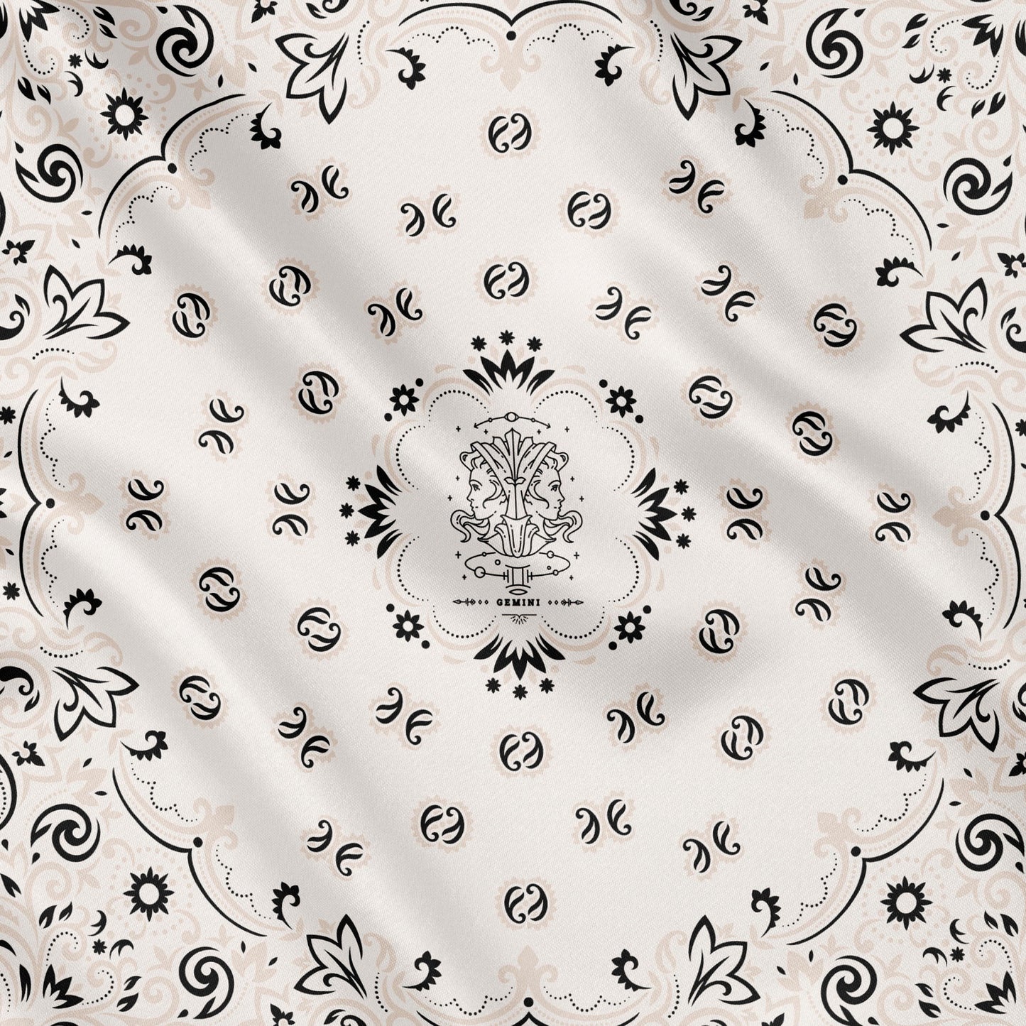 GEMELLI - Foulard 90x90 in 100% seta