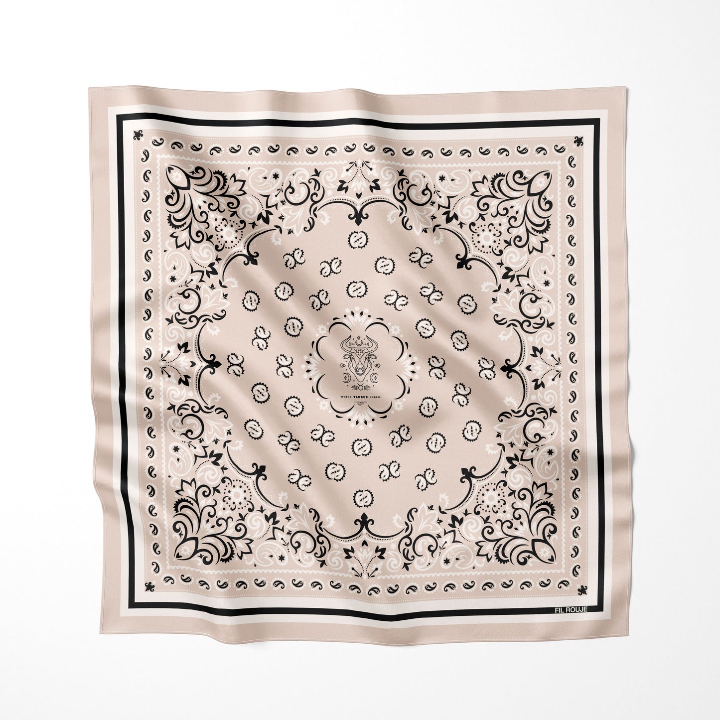 TORO - Foulard 90x90 in 100% seta