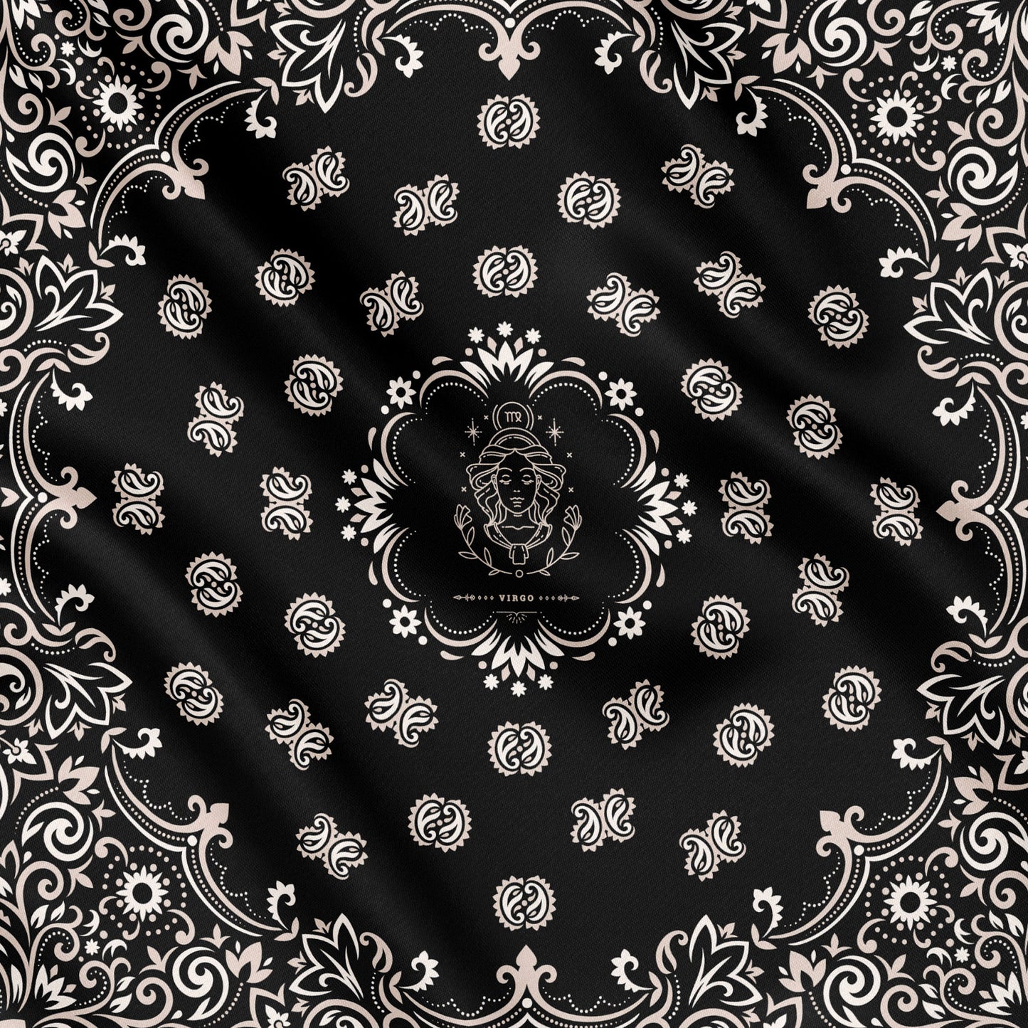 VERGINE - Foulard 90x90 in 100% seta