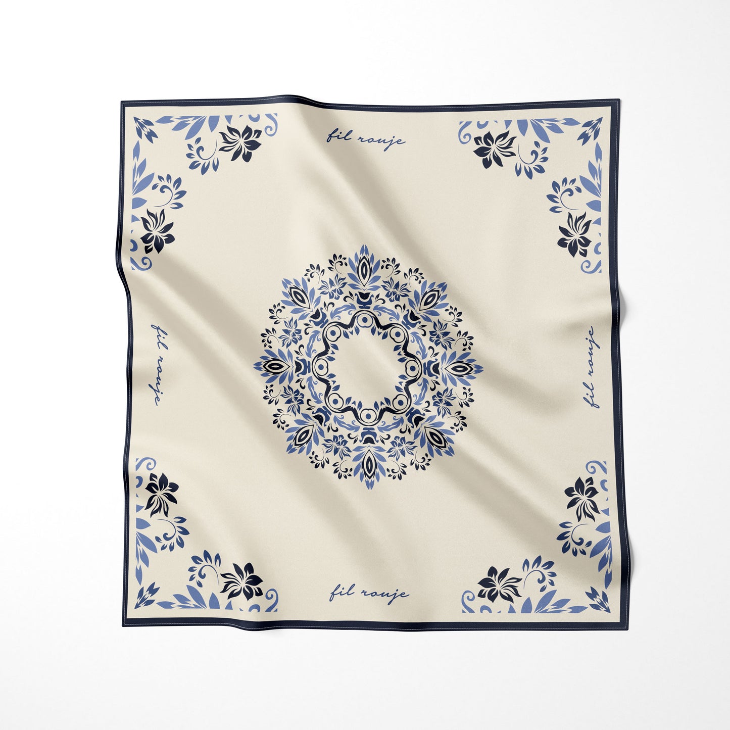 Taylor-Foulard 90x90 in 100% seta