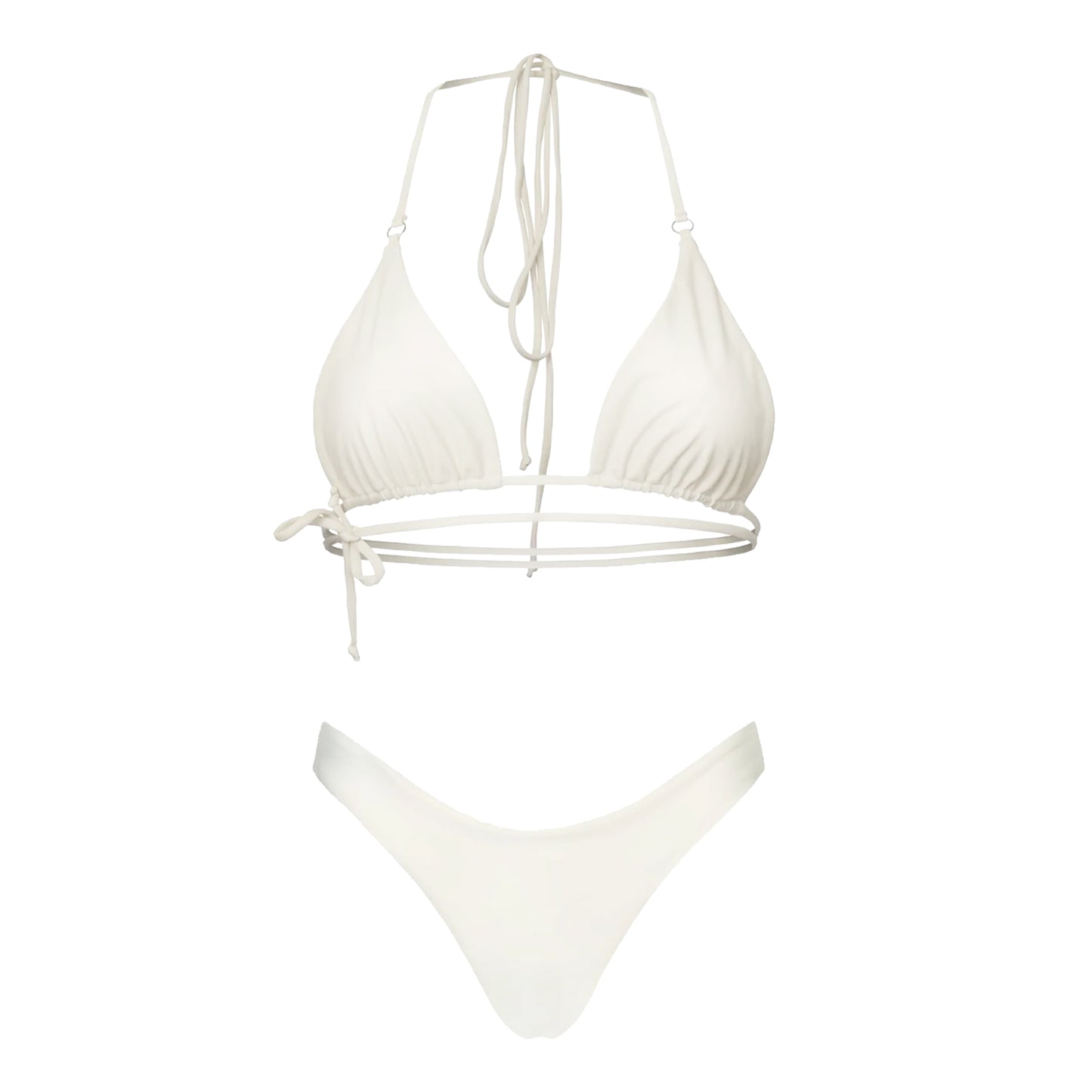 CAPRI - Costume bikini reversibile bianco