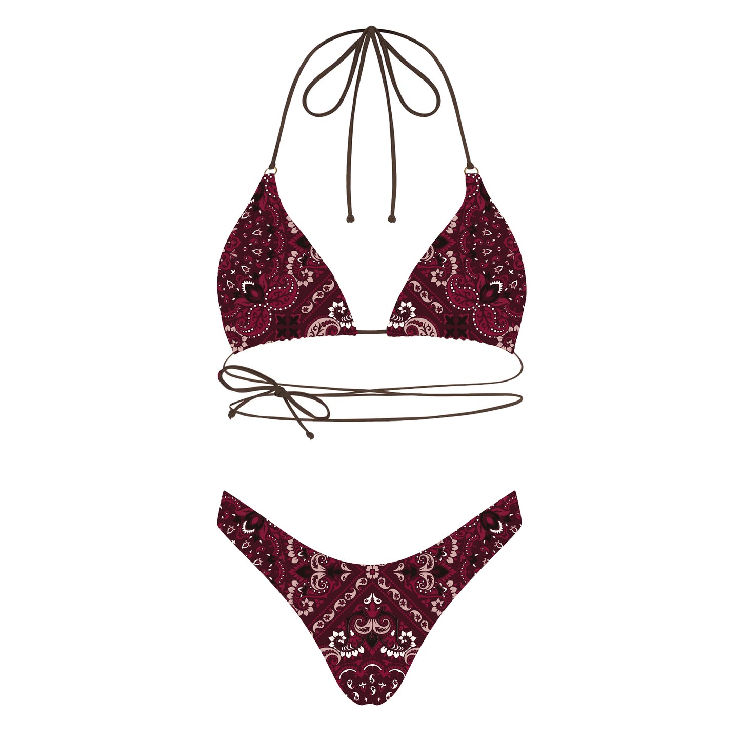 SAINT TROPEZ - Costume bikini reversibile fantasia